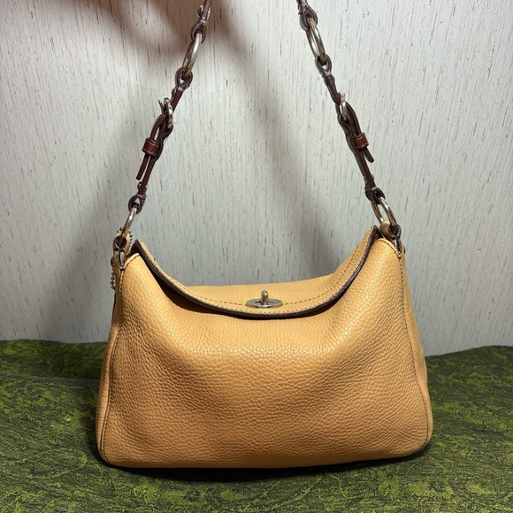 coach Chelsea turnlock tan leather handbag - Picture 5 of 17